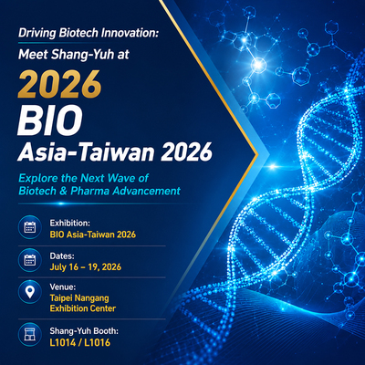 Driving Biotech Innovation: Meet Shang-Yuh at BIO Asia-Taiwan 2026