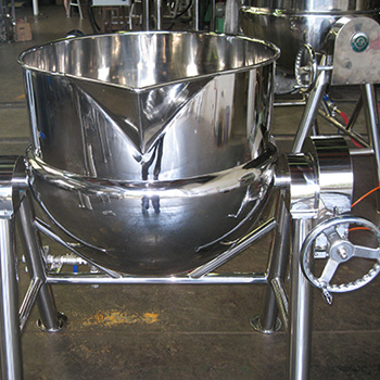 Hydraulic type Stirring & Scraping Pot, Scraping pot